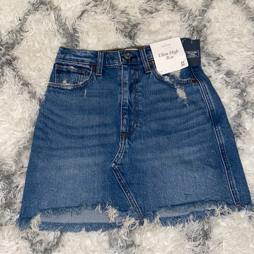 ultra high rise Abercrombie & Fitch skirt